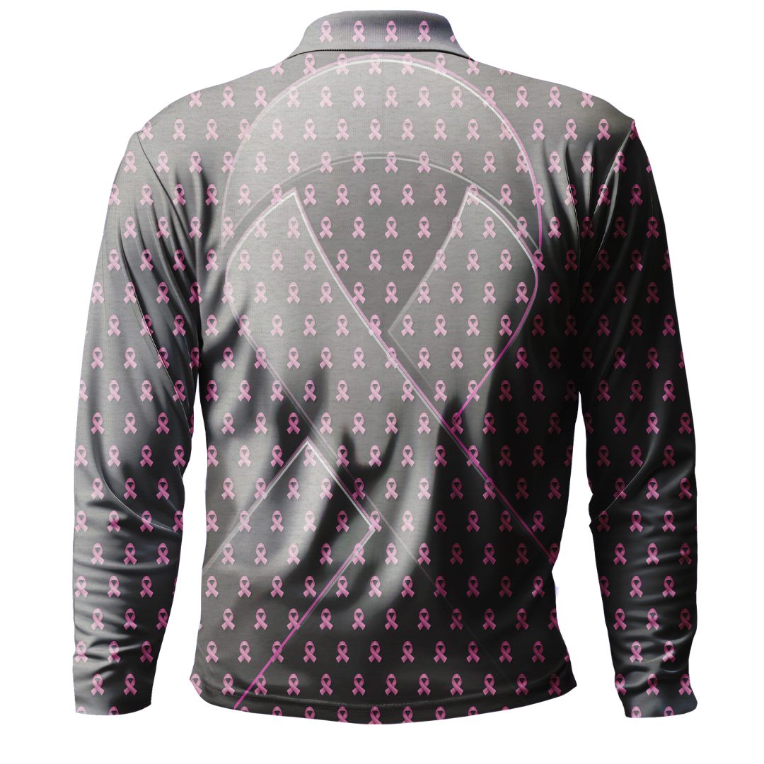 Breast Cancer | Men's Black Long Sleeve