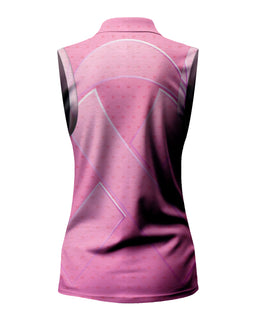 Breast Cancer | Women's Pink Butterfly Sleeveless