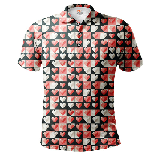 Heart Gridlock | Men's Short Sleeve