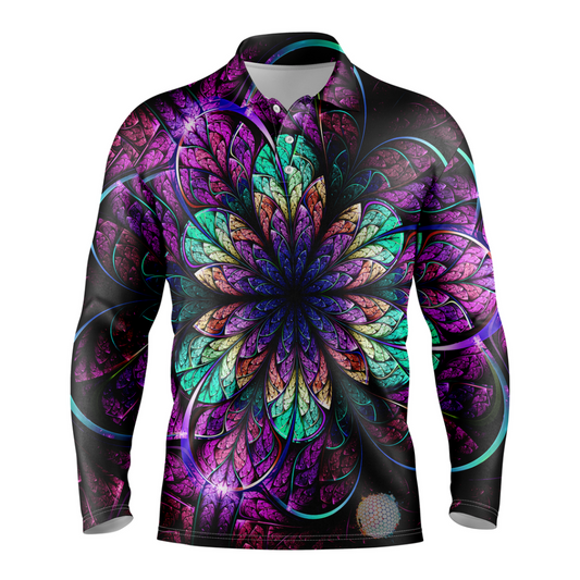 Amethyst | Mens Long Sleeve S Golf Shirts