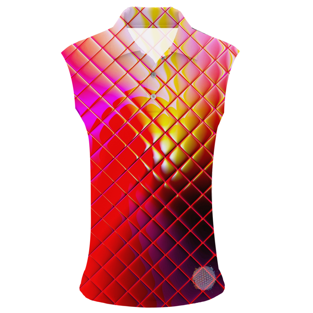 Cushioned Blow | Womens Sleeveless Golf Shirts