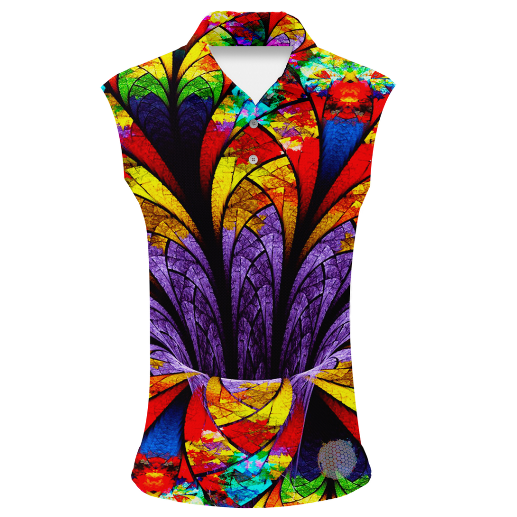 Fall Flowers | Womens Sleeveless S Golf Shirts