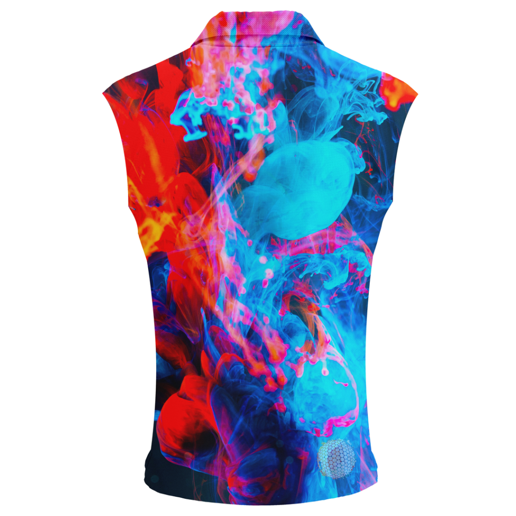 Fire And Ice | Womens Sleeveless Golf Shirts