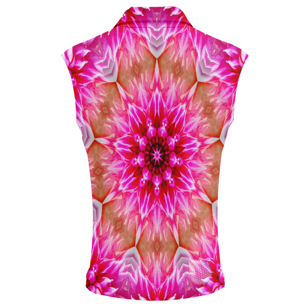 Flower Power | Womens Sleeveless Golf Shirts