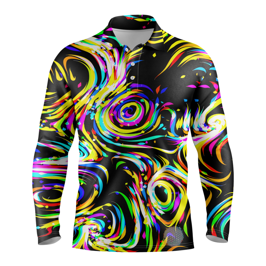 Jubilation S / Long Sleeve Mens Golf Shirts