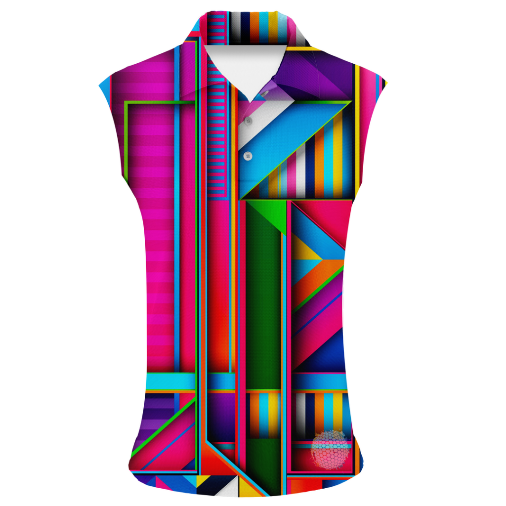 Loud Shapes | Womens Sleeveless S Golf Shirts