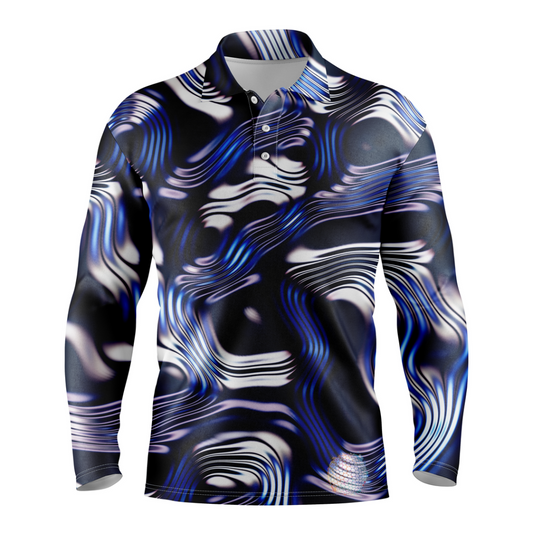 Quartz S / Long Sleeve Mens Golf Shirts