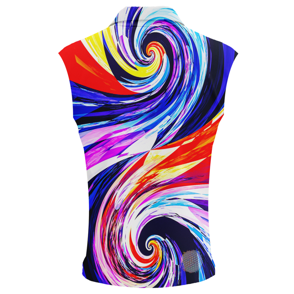 Starry Day | Womens Sleeveless Golf Shirts